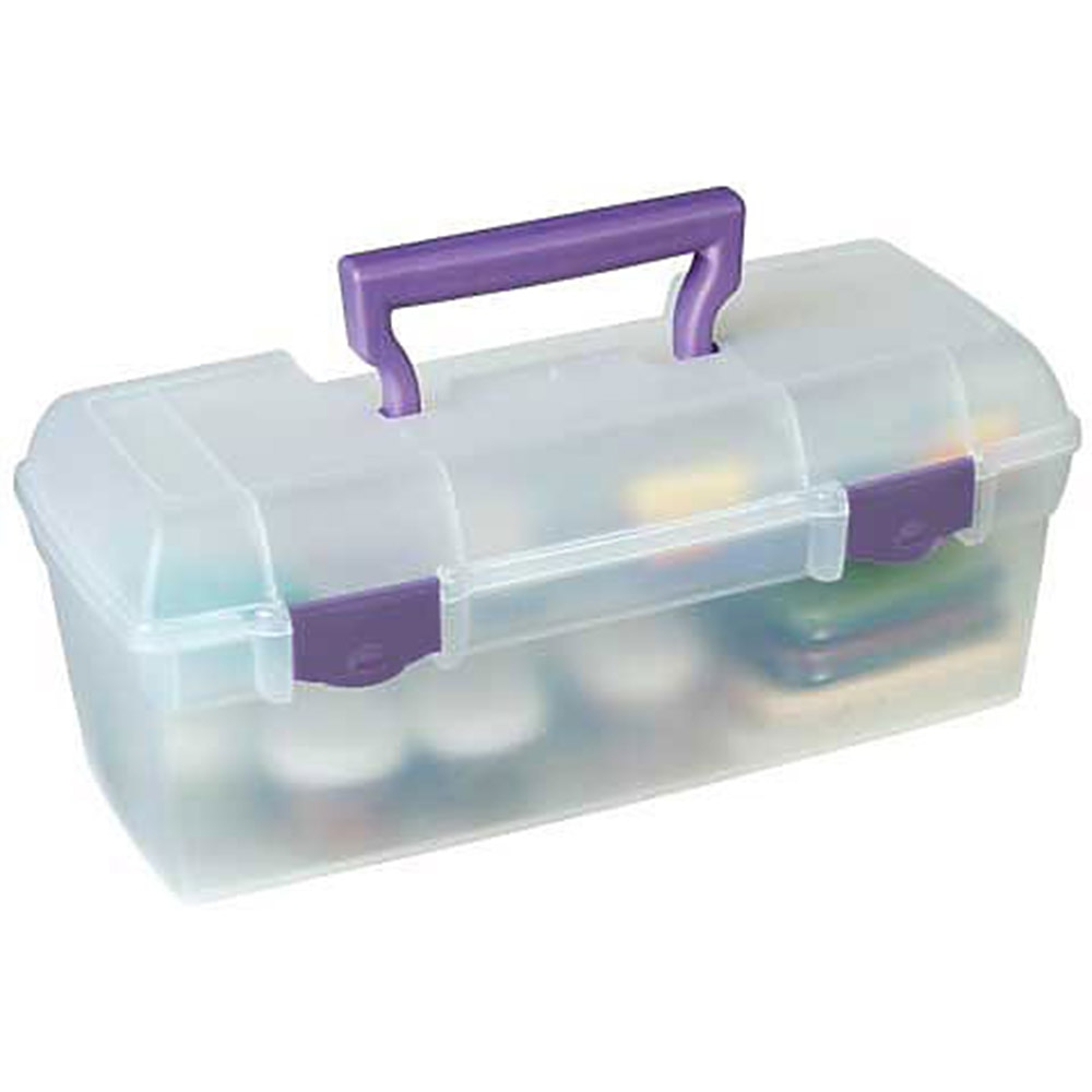 Black, Box/Tube, Art & School, 13"x6"x5.625", Clear, ArtBin, Essentials, Lift-out, Tray, 81355